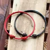 Pulseiras Populares Europeias e Americanas de Fio de Cera Transfronteiriças, Tamanho Ajustável, Mesmo Estilo para Homens e Mulheres, Pulseiras Feitas à Mão, Prontas para Entrega