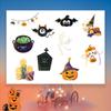 Linterna de Calabaza Halloween Pequeñas Pegatinas Ramo de Flores Pegatinas para Sellar Regalos Niños de Preescolar y Estudiantes de Primaria Pegatinas con Forma para Diario Manual