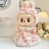 Solo Ropa de Muñeca38cm Labubu Muñeca de Vinilo de Felpa Ropa de Repuesto Labubu Ropa de Muñeca Vestido Mokoko