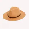 Venta al por mayor de fábrica sombrero de copa de lana pura otoño e invierno sombrero de fieltro decorativo de cuero pu sombrero de copa de moda
