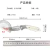Navaja plegable de acero de Damasco, Cuchillo multiusos, Cuchillo para fruta, Cuchillo para carne, Cuchillo afilado para cortar res y cordero, Pelador de frutas