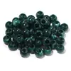 Contas redondas grandes com furo passante, estilo chinês, imitação de jade, acrílico colorido retrô, duas cores, contas espaçadoras de cor degradê, acessórios para joias DIY