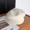 Boina de Lã Outono e Inverno para Mulheres, Chapéu de Artista a Pronta Entrega Transfronteiriça, Chapéu Fashion e Doce para Circunferência Craniana Grande, Chapéu Boina para Atacado