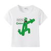 Camiseta de manga corta para niño Rainbow Friends, ropa de verano para niño 2023, nueva camiseta de algodón de media manga estilo occidental para niña.