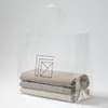 Bolsa de compras de EVA personalizada profesional, bolsa de regalo de plástico, bolsa de regalo, bolsa de mano vertical de PVC de colores
