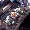 Mouse Pad Grande de Mecha Gundam com Sensação de Tecnologia para E-Sports, Estudo, Jogos e Uso em Dormitório, Tapete Antiderrapante e Espessado para Mesa de Computador