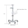 Carrito Multifuncional para Monitor Weiyi, Carrito Médico Móvil Silencioso, Carrito para Equipo de Instrumentos Médicos, Venta Directa del Fabricante