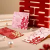 Sobres Rojos de Boda, Paquetes Rojos Festivos de Estilo Chino Tradicional, Pequeños Sobres Rojos de Boda, Sobres Rojos para Bloquear la Puerta de la Boda, Bolsas Rojas de Regalo para Boda