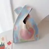 Bolsa Gruesa de Punto, Bolso de Mano de Punto, Bolsa Tote, Bolsa de Regalo, Bolsa Tejida, Bolso Cubo, Bolsa Tote de Punto