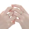 Anillo de Pareja Mercury de Plata S925 para Hombres y Mujeres, un Par de Anillos Abiertos para Enamorados, Estilo de Lujo Accesible, Anillo de Pareja para el Día de San Valentín
