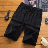 Shorts de Verano para Hombre de Cinco Puntos con Cordón Elástico Estampado en Acero de Secado Rápido de Seda de Hielo Shorts Deportivos Elásticos en Cuatro Direcciones Puesto de Bajo Precio