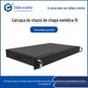 1u260 Chassi de controle industrial 1u Chassi de servidor de chapa metálica padrão de processamento Chassi horizontal industrial de 19 polegadas espessado