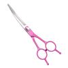 Tijeras Herramientas de Belleza traje Tijeras Profesionales para Cabello Tijeras Curvas para Pelo de Perro Tijeras Especiales para Pelo de Perro Teddy Traje Especial