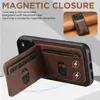 Adecuado para Apple 18Promax Banda Elástica Soporte para Tarjetas Funda de Teléfono Samsung S26Ultra Soporte Funda Protectora de Cuero