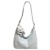 2026 Bolso Tote Cruzado Nuevo Bolso de Hombro de Peluche Lindo Bolso de Mujer de Color Sólido Suave Bolso de Mano Versátil para Viajes