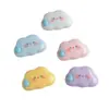 Nubes de color brillante sin palabras DIY pegamento de crema funda de teléfono casera anillo para el pelo pasador joyería accesorios de resina venta al por mayor
