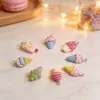 Accesorios de joyería de resina con temática de helado: Collares, pulseras, colgantes, llaveros y dijes para fundas de teléfono para hacer tú mismo