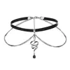 Collar de Doble Capa con Serpiente Plateada y Gota de Agua Diseño Nicho Dulce y Fresco Estilo Sexy Cadena para Clavícula Gargantilla Accesorios Collar de Verano para Mujer
