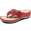 Comercio Exterior 2020 Verano Nuevas Sandalias de Flores Hilo de Coche Chanclas Gruesas Talla Grande Chanclas Retro de Playa