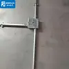 Interruptor y enchufe de montaje superficial estilo industrial codo de metal galvanizado tubo 20 peine de copa soporte de pared caja de conexiones accesorios en T