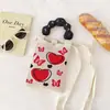 Caperucita Roja Mismo Estilo Bolsa para Teléfono Celular Bolso Pequeño Versátil Moda Personalizada Bolso Cruzado de Hombro para Niña Bolso de Mano Portátil