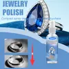 KineShineX Agente Pulidor Solución Limpiadora de Plata para Desoxidar Joyería de Plata Pura, Limpiador de Joyería, Pulidor de Relojes