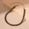 Collar Colgante Geométrico de Flores y Hojas Estilo Metalero Europeo y Americano Cadena Clavicular de Tendencia Exagerada Collar Transfronterizo de Alta Calidad para Mujeres