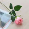 Flor Artificial Jingshuo Flor de Rosa Rosa de Terciopelo Flor Artificial Decoración del Hogar Boda Boda Novia Sosteniendo Ramo de Rosas