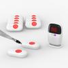 Campainha Sem Fio com Flash e Vibração Transformação Inteligente Amigável para Idosos Pager para Idosos À Prova d'Água Sistema de Pager de Emergência de 11 Vias