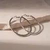 Pendientes de Diamante Tejidos de Doble Capa Transfronterizos Europeos y Americanos, Pendientes de Lujo Ligero y de Gama Alta, Pendientes Sencillos y de Moda con Diseño de Nicho