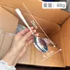 Cuchara para Cubiertos de Acero Inoxidable 304 con Patrón Martillado, Alto Valor Estético, Adecuada para Uso Doméstico, Comedor, Té de la Tarde, Pastel y Postre, Venta al por Mayor