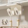 Estante de Almacenamiento para Cepillos de Dientes Color Blanco Leche Agujero Libre Taza para Enjuague Bucal Taza para Cepillos de Dientes Pared del Baño Montado en Pared Estante para Pasta de Dientes Eléctrica Cepillo de Dientes