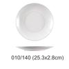 Vajilla blanca arroz cubierto plato occidental plato para olla caliente plato para buffet plato para comida rápida tazón pequeño tazón para ramen melamina imitación porcelana
