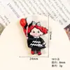 Piezas accesorias de resina: linda caricatura de niña pequeña, payaso, globo, pegamento de crema DIY, imanes para refrigerador, accesorios para fundas de teléfono