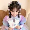 Herramienta de Estilismo para el Cabello Infantil Pasador de Mariposa Perlado Accesorios de Estilo Antiguo Hanfu para Niñas Adornos para el Cabello de Princesa Pinzas para el Cabello de Niñas