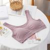 Talla Extra Modal Hermoso Chaleco de Espalda Cruzada con Almohadilla en el Pecho y Soportes Desmontables sin Aros para Mujer Chuli Shi