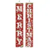 Amazon Transfronterizo Nuevo Couplet Navideño Decoración para Fiesta Navideña Bandera Colgante de Atmósfera Decoración de Porche Cascanueces