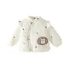 Chaqueta Acolchada Otoño e Invierno Estilo Nuevo Ropa de Algodón Engrosada para Niñas Abrigo de Algodón Superior Ropa de Invierno para Bebé Ropa Cálida
