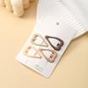 Simple Milk Cafe Hairpin Infantil Cabeça de Menina Cabelo Quebrado BB Clip Franja Clip Side Hairpin Spot