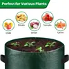 Bolsa Gruesa de PE de 10 Galones para Plantar Patatas Bolsa para Macetas de Jardinería Exterior