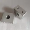Accesorios industriales banda transportadora perfil de aluminio 4080 juego completo de bloques de rodamiento rodamientos de bloque cuadrado fijo