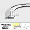 Canaleta de luz inclinada con forma de arco tan fina como el ala de una cigarra techo suspendido canaleta de luz reflectante techo con patrón sinuoso perfil de aluminio de techo luz lineal para lavado de paredes