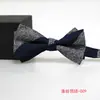 Ropa formal Corbata de moño de negocios para hombre a rayas británicas Estilo coreano Boda Novio Padrino Camisa de boda Accesorios para traje