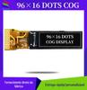 96 * 16COG display personalizado LCD preto e branco tela de matriz de pontos COG de 0,8 polegadas