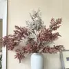 Plantas Artificiales Verdes y Ramilletes de Flores Falsas Estilo Wabi-Sabi para Arreglos Florales de Sala de Estar de Alta Gama, Flores Secas, Adornos Florales Decoración Floral