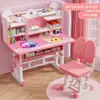 Escritorio de Estudio Personalizado Habitación Infantil Mesa y Silla de Estudio para Niños con Escritorio de Escritura Corrector Escritorio Ergonómico