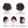 Cabelo Real Faixa de Cabelo Peruca Coque Feminino Penteado Preso Estilo Antigo Peruca Saco Anel de Peruca Cabelo Humano Cheio Coque Elástico Fofo