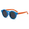 Gafas de Sol Polarizadas Redondas Retro Estilo Coreano Gafas de Sol Estilo Hong Kong Estilo Ins para Niños y Niñas Gafas para Bebés de Cara Redonda