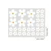 Pegatinas de pared bohemias, decoración de pared, pegatinas de pared de PVC para habitación infantil, pegatinas para ventanas, pegatinas de margaritas, papel tapiz para dormitorio