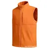 Colete Esportivo Soft Shell Outono Inverno Plus Veludo Quente Colete Unissex Gola Alta Sem Mangas Uniforme de Equipe Atacado Personalização